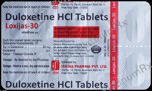 Loxijas 30mg Tablet
