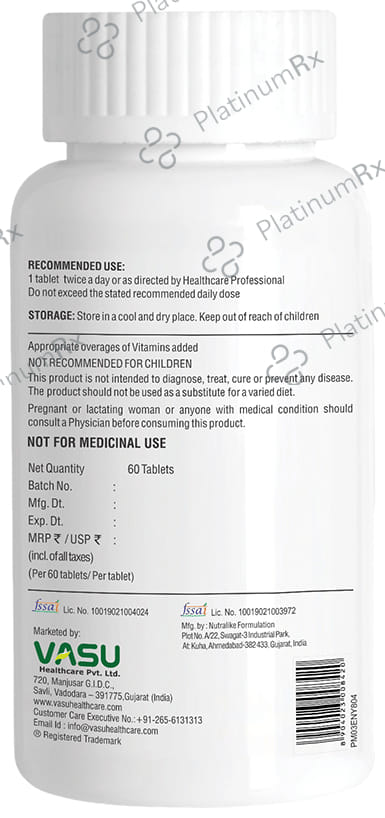 Vasu Nutra Vegan Collagen Builder & DHT Blocker Tablet