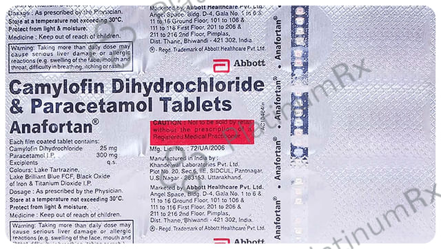 Anafortan 25/300mg Tablet 15s
