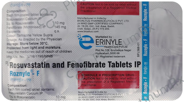Roznyle F 145/10mg Tablet 10s