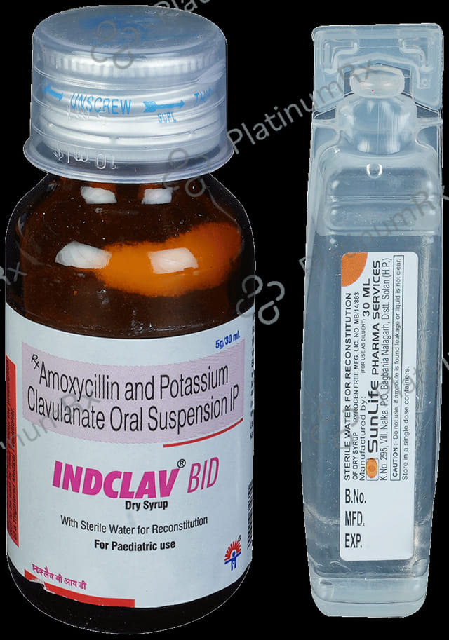 Indclav Bid 228mg Dry Syrup 30ml