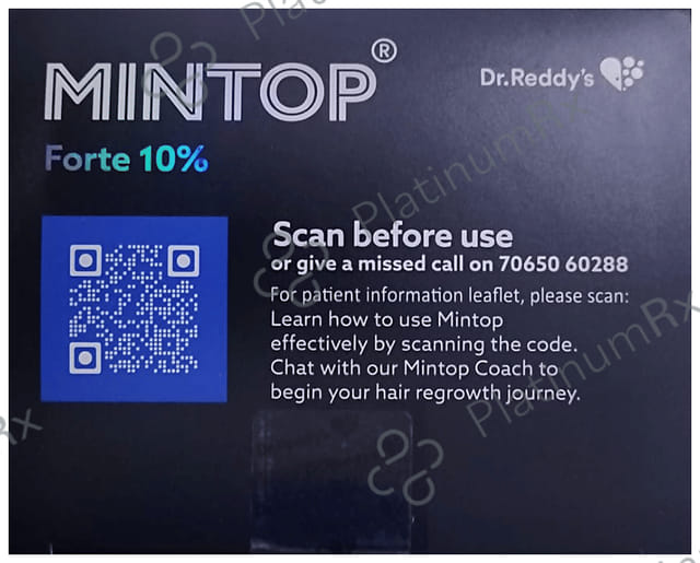 Mintop Forte 10% Hair Restore Formula Lotion 120ml