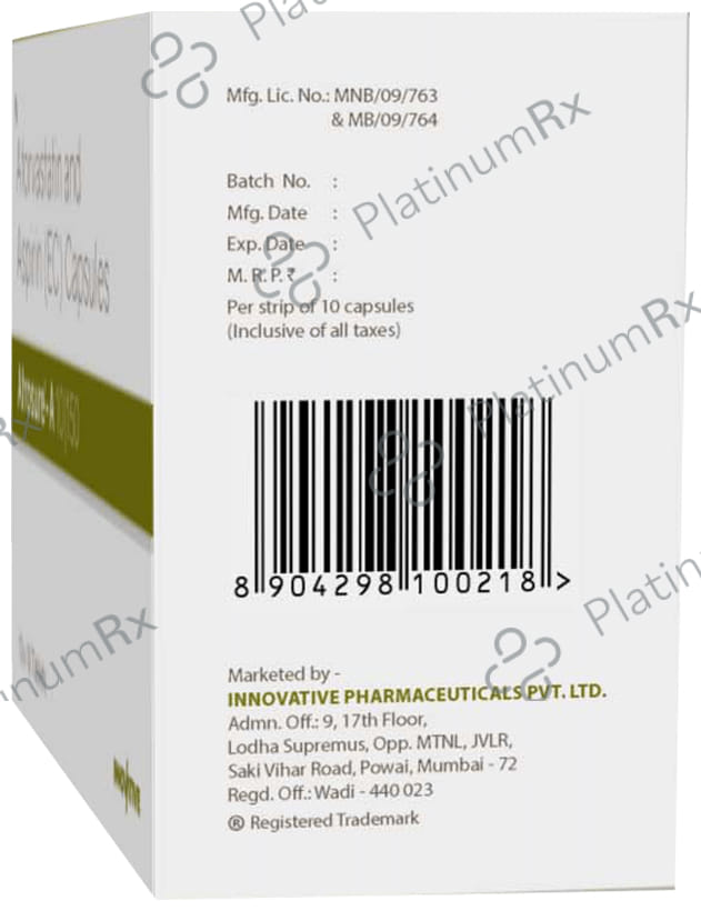 Atrosure A 10/150mg Capsule 10s