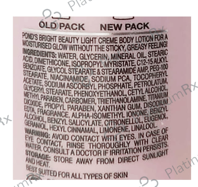 Pond's Niacinamide Soft GLowing Skin Non-Sticky Nourishing Lotion 90 ml
