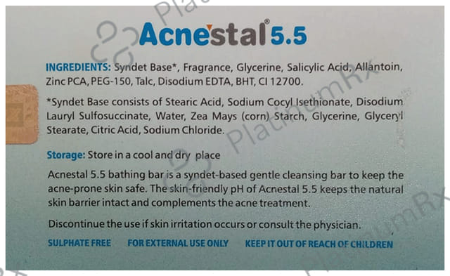 Acnestal 5.5 Soap 75gm
