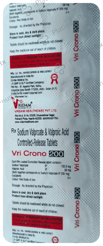 Vri Crono 200 Tablet CR