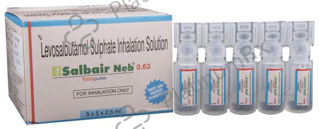 Salbair Neb 0.63 Transpules Solution for inhalation 1s