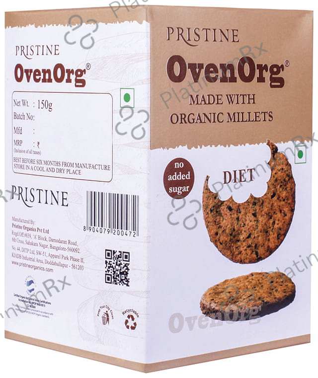 Pristine OvenOrg Organic Millet Diet Biscuit