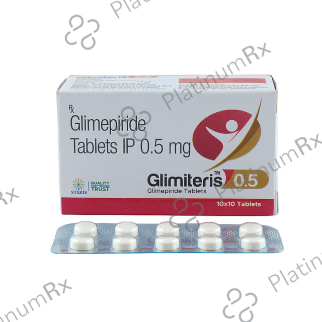 Glimiteris 0.5mg Tablet 10s