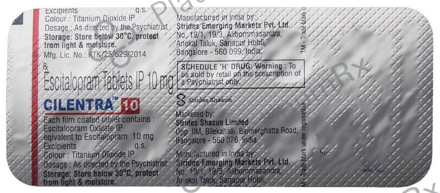 Cilentra 10mg Tablet 10s