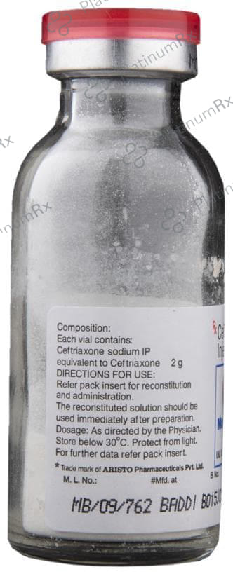 Monocef 2000mg Injection 2ml