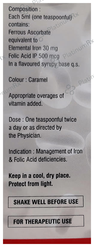 Ferox XT 30mg/500mcg Syrup 200ml