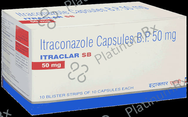Itraclar SB 50mg Capsule 10s