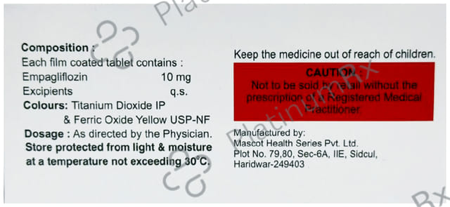Empatros 10mg Tablet 10s