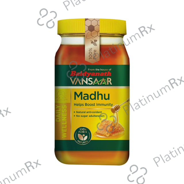 Vansaar Madhu with Natural Antioxidant for Immunity - No Sugar Adulteration 500 gm