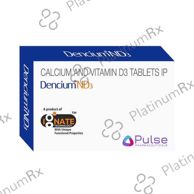 Dencium ND3 500mg/1000IU Tablet 10s