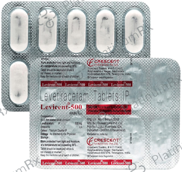 Levicent 500mg Tablet