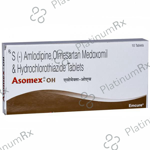 Asomex OH 20/2.5/12.5mg Tablet 10s