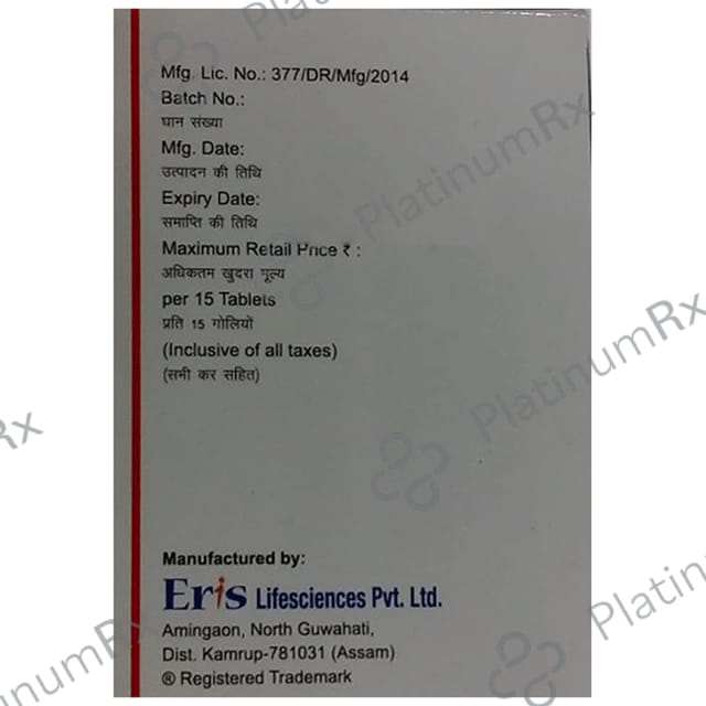 Eritel 80 H Tablet 12.5/80mg 15s