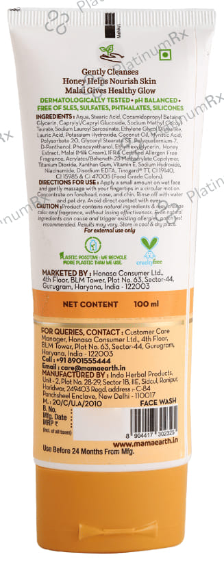 Mamaearth Honey Malai Face Wash