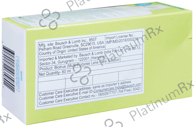 Bio True Multi Purpose Lens Solution 60ml