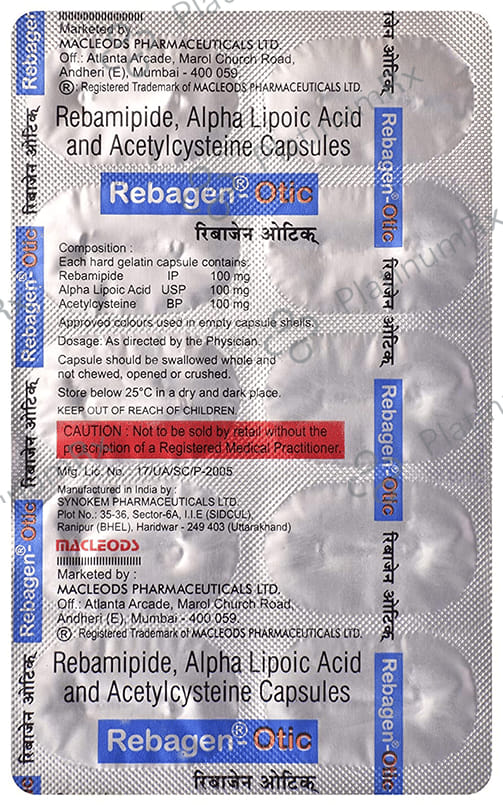 Rebagen Otic Capsule 10s