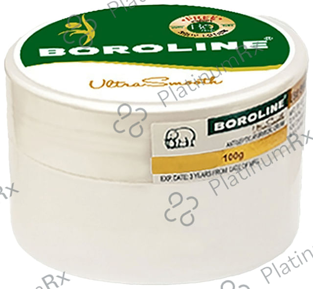 Boroline Ultra Smooth Cream - Moisturises, Heals, Protects & Promotes Skin Health 100 gm