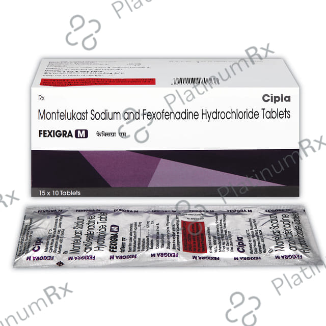 Fexigra M 10mg/120mg Tablet