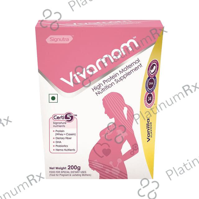 Vivamom High Protein Vanilla Flavour Powder 200gm