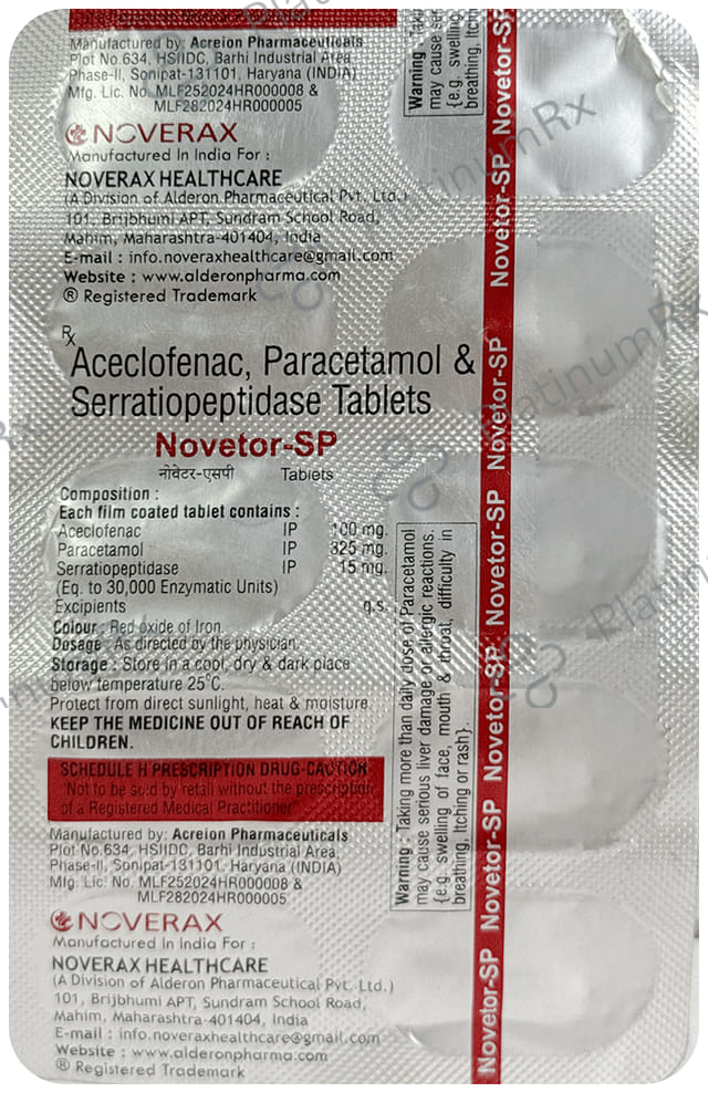 Novetor SP Tablet 10s