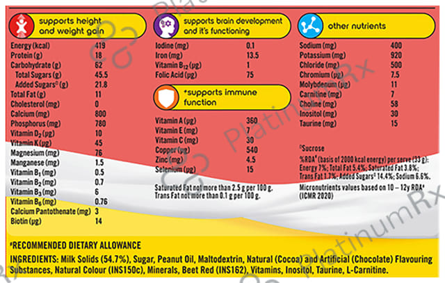 Complan Nutrition Drink Powder for Children - Nutrition Drink for Kids with Protein & 34 Vital Nutrients - Royale Chocolate 1 kg