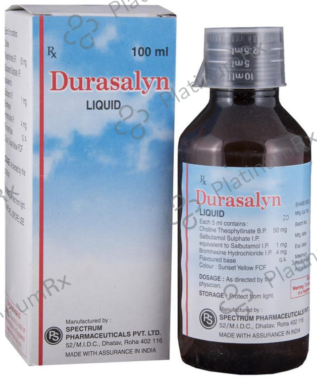 Durasalyn 50/1mg Liquid 100ml