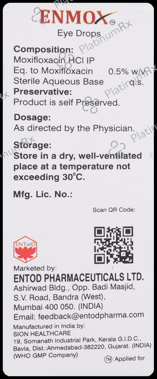 Enmox 0.5% Eye Drop 5ml