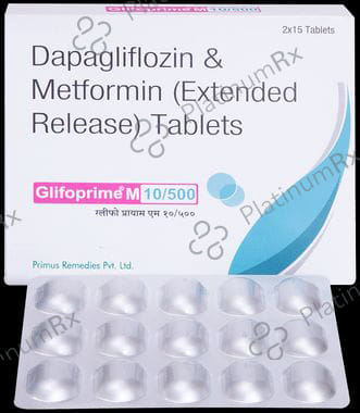 Glifoprime M 10/500mg Tablet ER 15s