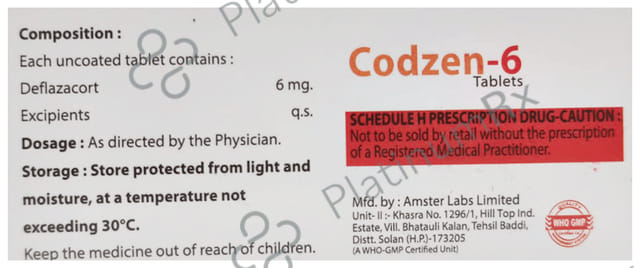 Codzen 6mg Tablet 10s