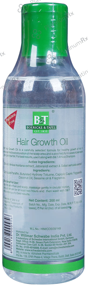 Boericke and Tafel Hair Growth Oil