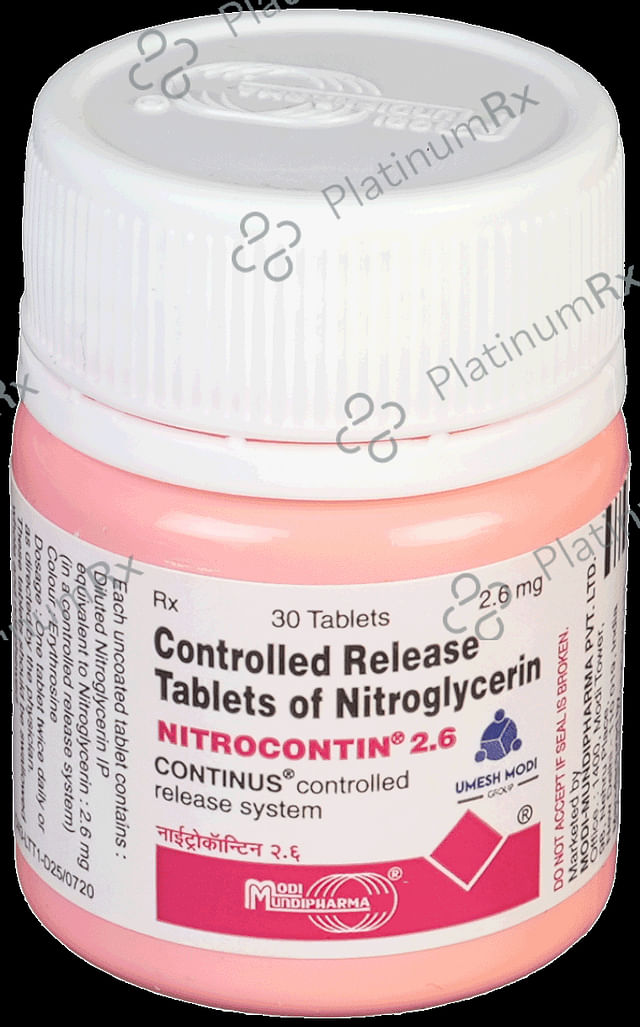Nitrocontin 2.6mg Tablet CR 30s