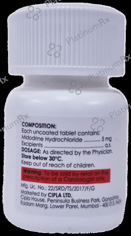 Cipmido 5mg Tablet