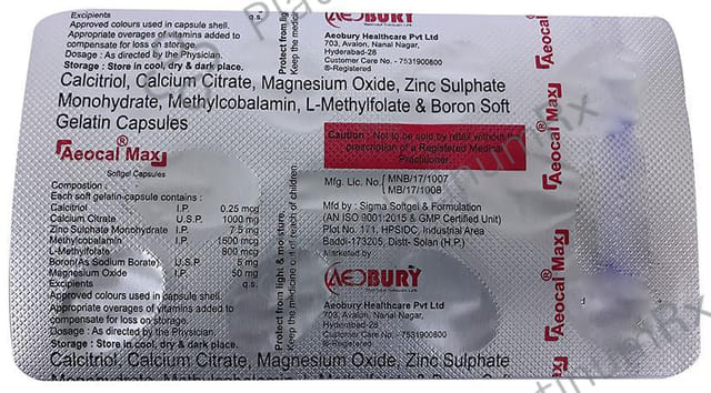 Aeocal Max Softgel Capsule