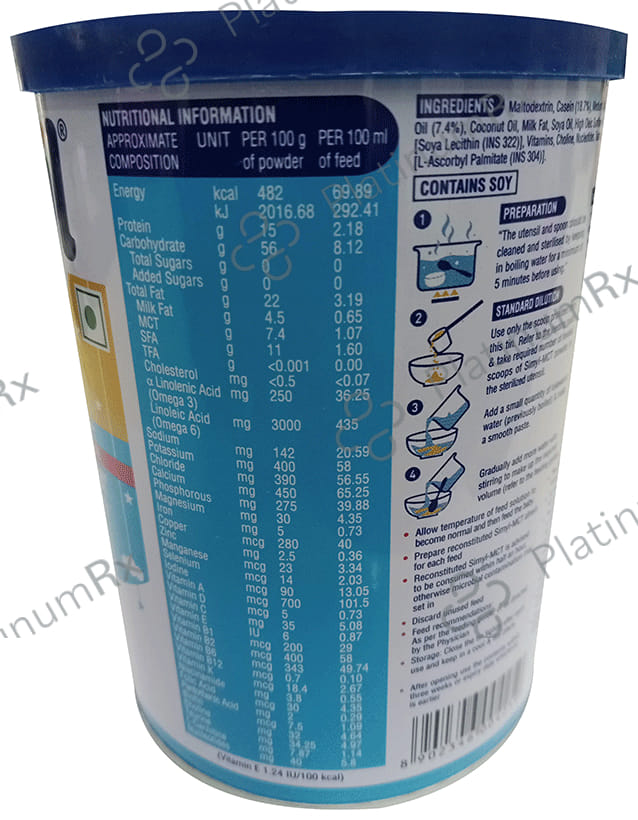 Simyl MCT Spray Intolerant Babies Powder 200gm