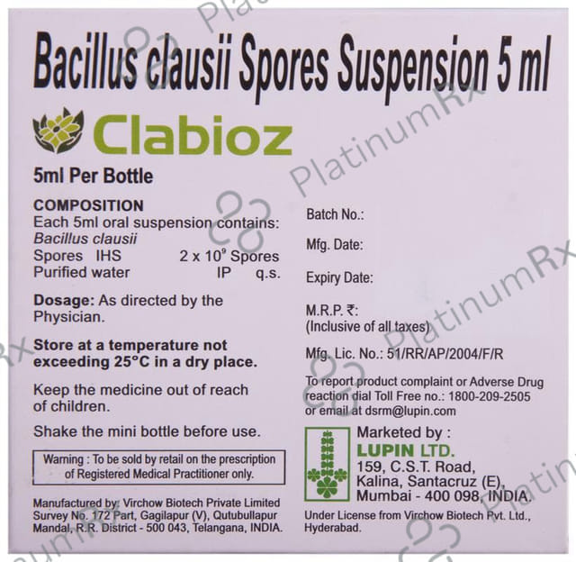 Clabioz 2B Suspension 5ml