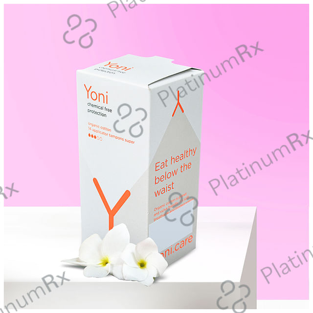 Yoni Organic Cotton Applicator Tampons Super