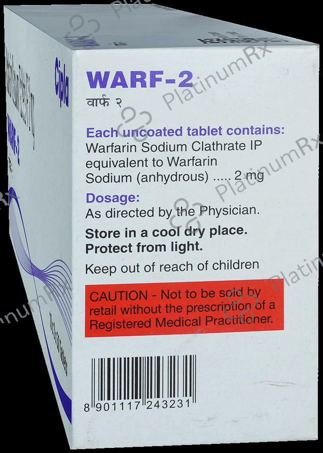 Warf 2mg Tablet 30s