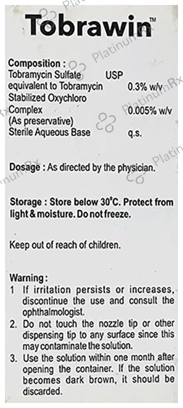Tobrawin 0.3% Eye Drop 5ml