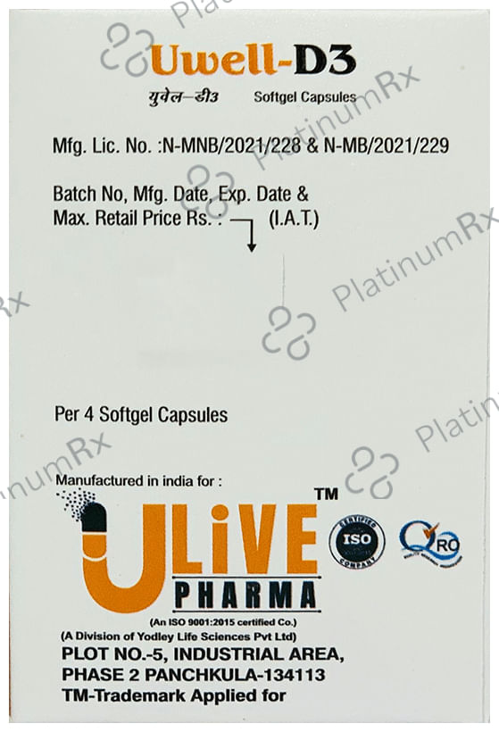 Uwell-D3 Softgel Capsule