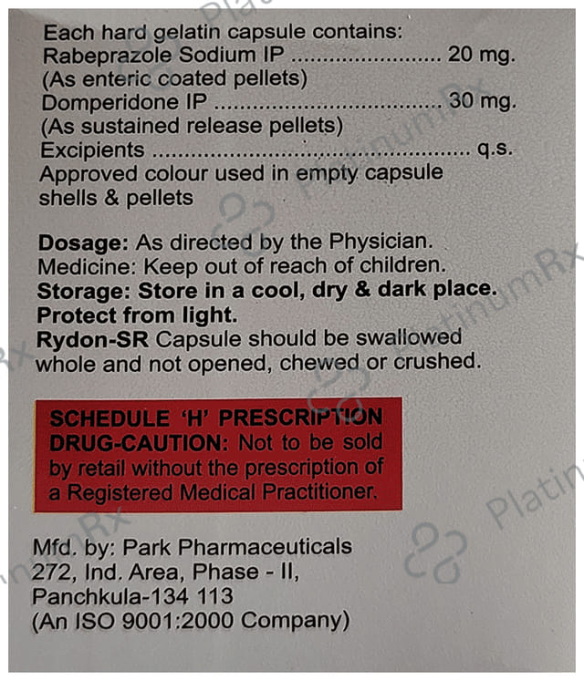 Rydon SR Capsule 10s