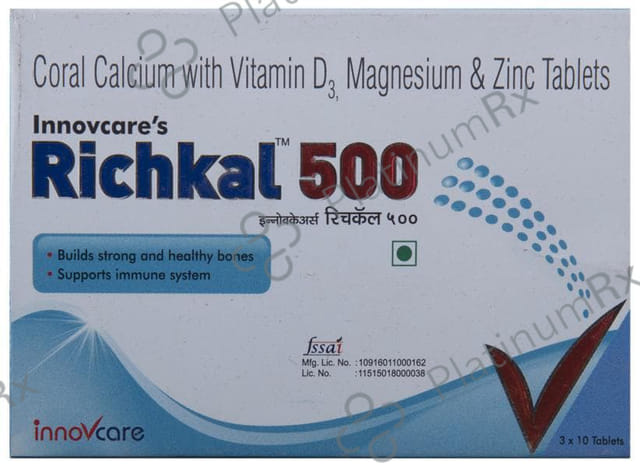 Richkal 500mg Tablet 10s