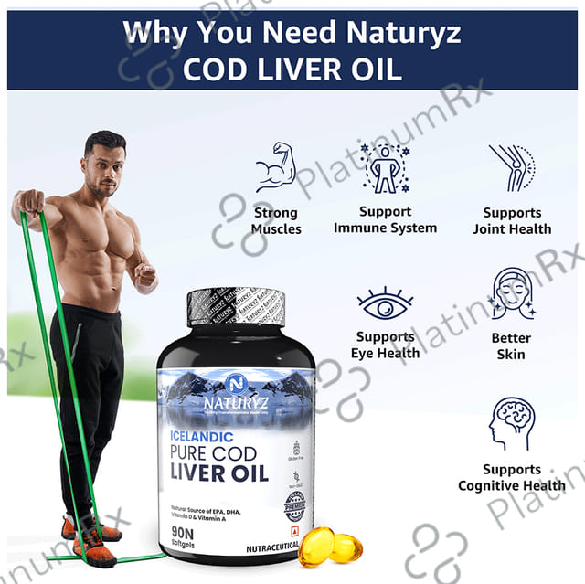 Naturyz Icelandic Pure Cod Liver Oil Capsule 90s