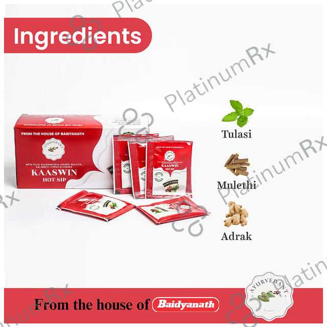 Baidyanath (Jhansi) Kaaswin Hot Sip Sachet (4gm Each)