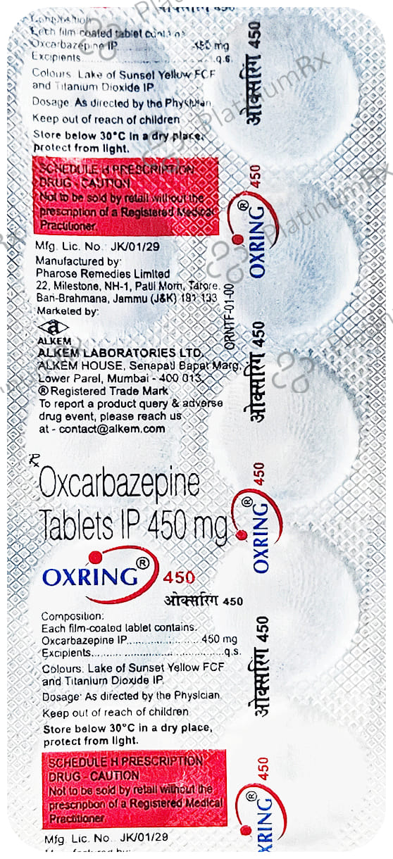 Oxring 450mg Tablet